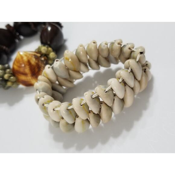 Two stretch shell bracelets nice b31 - Picture 4 of 14